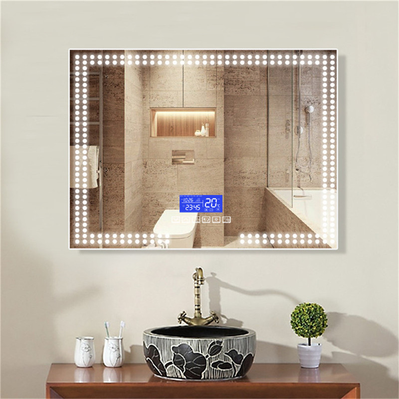 высококачественный настенный без меди светодиод стена освещения зеркало ванная с bluetooth динамик